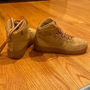 2018 Nike Air Force 1 High LV8 GS “Wheat” Youth 6Y Shoes Like New!